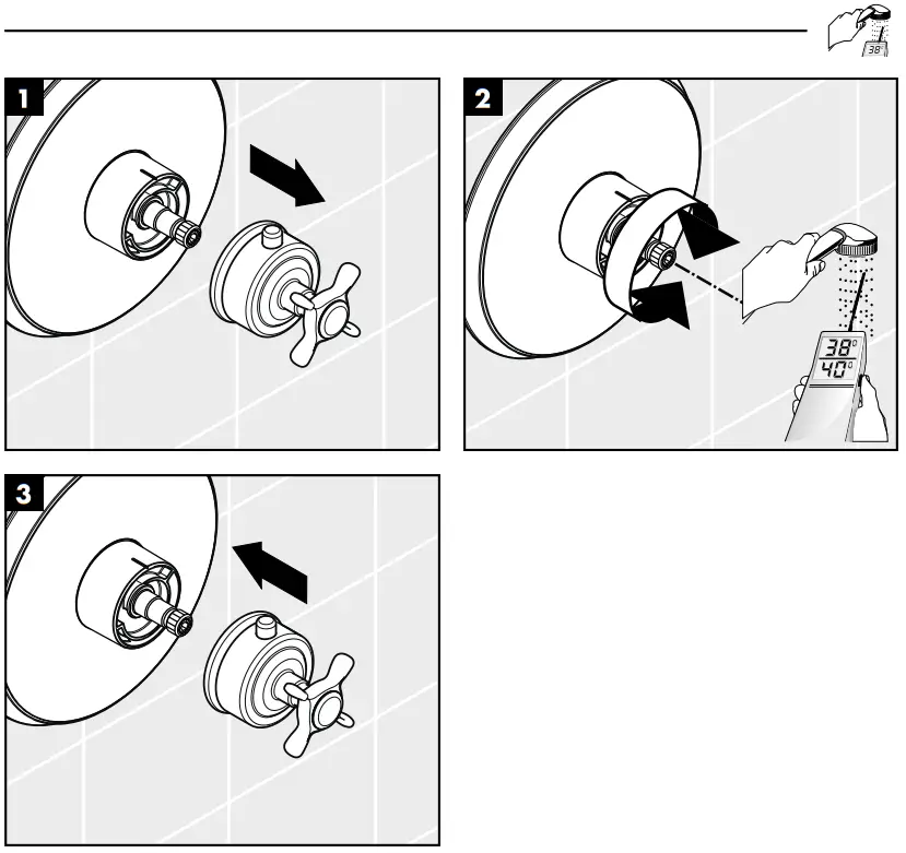 hansgrohe AXOR MASSAUD Thermostat - Assembly 5