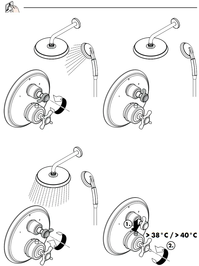hansgrohe AXOR MASSAUD Thermostat - Parts 3