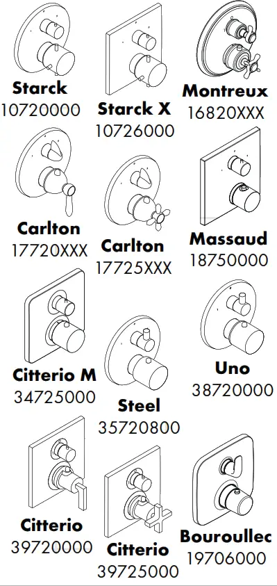 hansgrohe AXOR MASSAUD Thermostat
