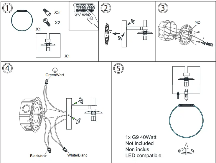 Dainolite-VAD-51W-Vivaldi-Tall-Wall-Sconce-FIG-2