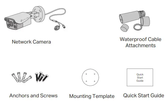 tp-link VIGI 4MP Outdoor Full-Color Bullet Network Camera - Fig1