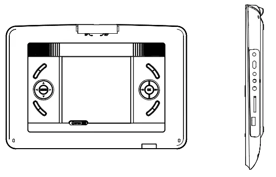 ieGeek IK 121 Portable Video Player - button