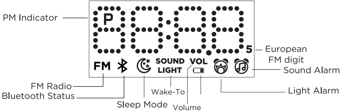 iHome iBT295 PowerClock Glow Bluetooth Speaker with USB Charging - Control4