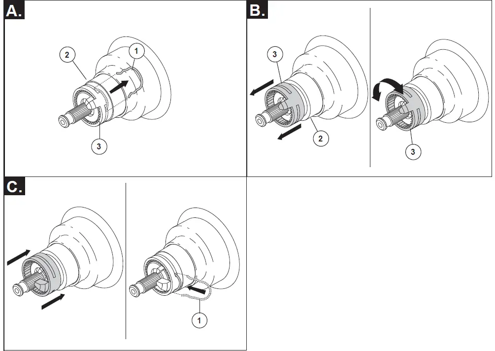 BRIZO T66T0 Sensori Thermostatic Valve Trim 4