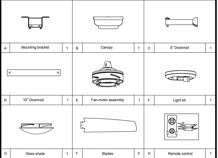 BANSA-ROSE-DHMTT2022090201-52-Inch-White-3-Blade-Ceiling-Fan-Light-FIG-2