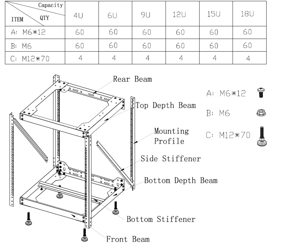 adastra-RF-12U-Open-19-Inch-Rack-Frame-FEATURED