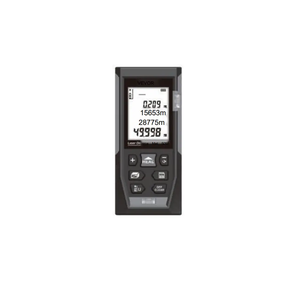 Vevor H-d510 Laser Distance Meter User Manual