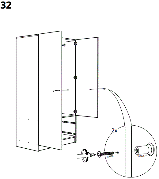 IKEA-705-306-09-VILHATTEN-Wardrobe-with-2-Doors-and-2-Drawer-fig-30