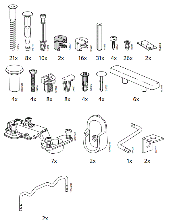 IKEA-705-306-09-VILHATTEN-Wardrobe-with-2-Doors-and-2-Drawer-fig-8