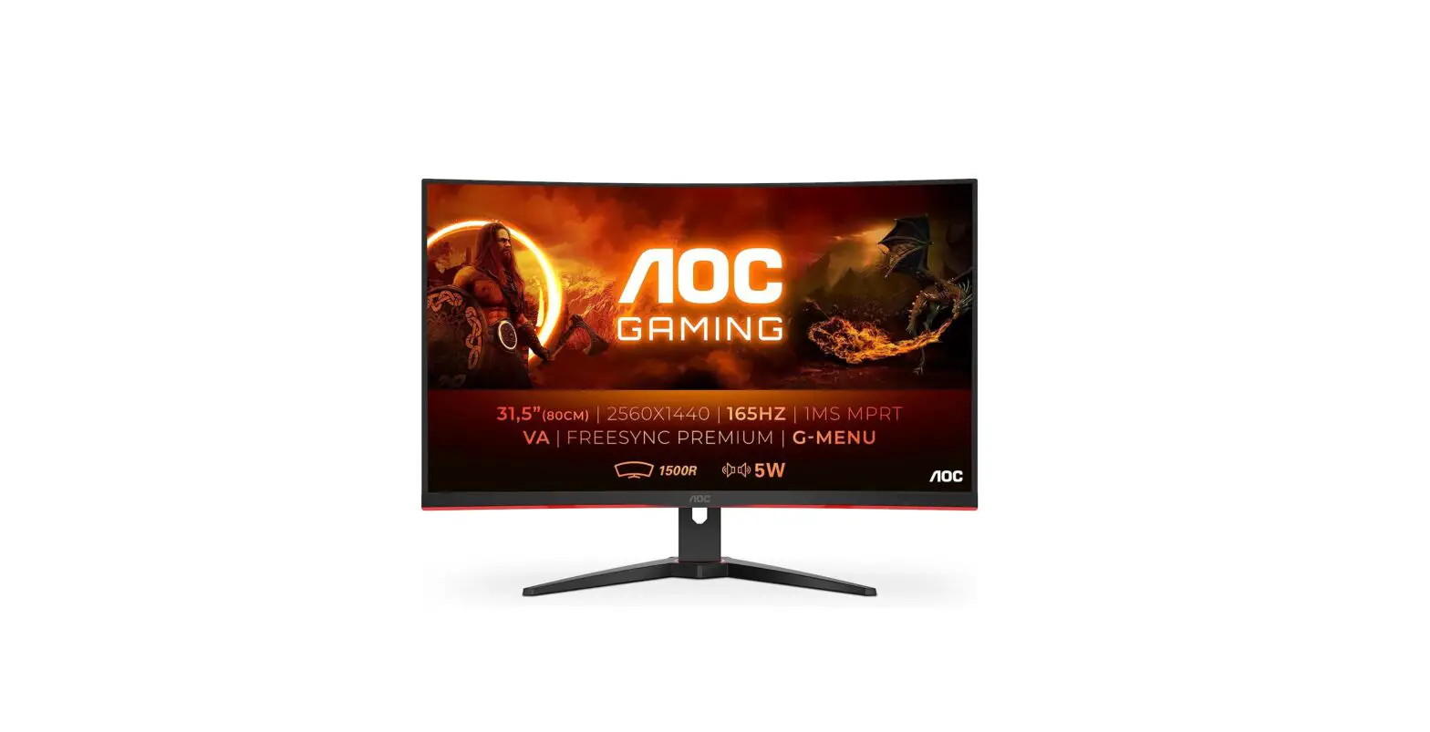 Aoc G2 Cq32g2se Qhd Curved Lcd Monitor Display User Manual