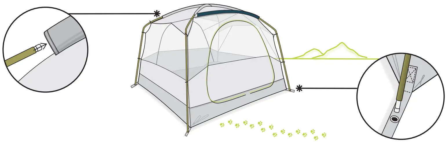 Eureka Space Camp 6 Person - Parts 2