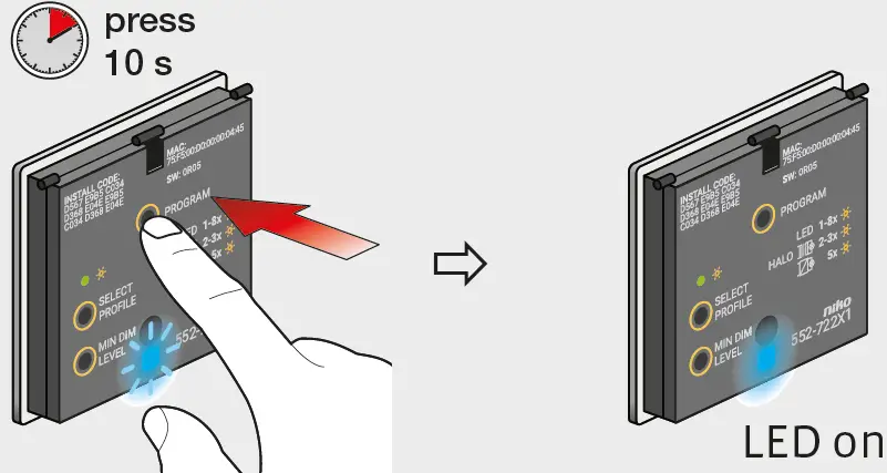 niko 552-722X1 2 Wire Connected Dimmer 33