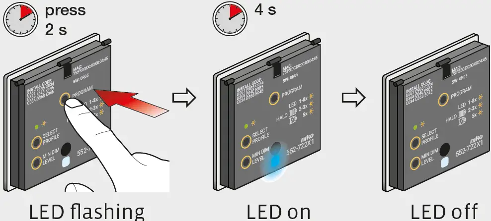 niko 552-722X1 2 Wire Connected Dimmer 34