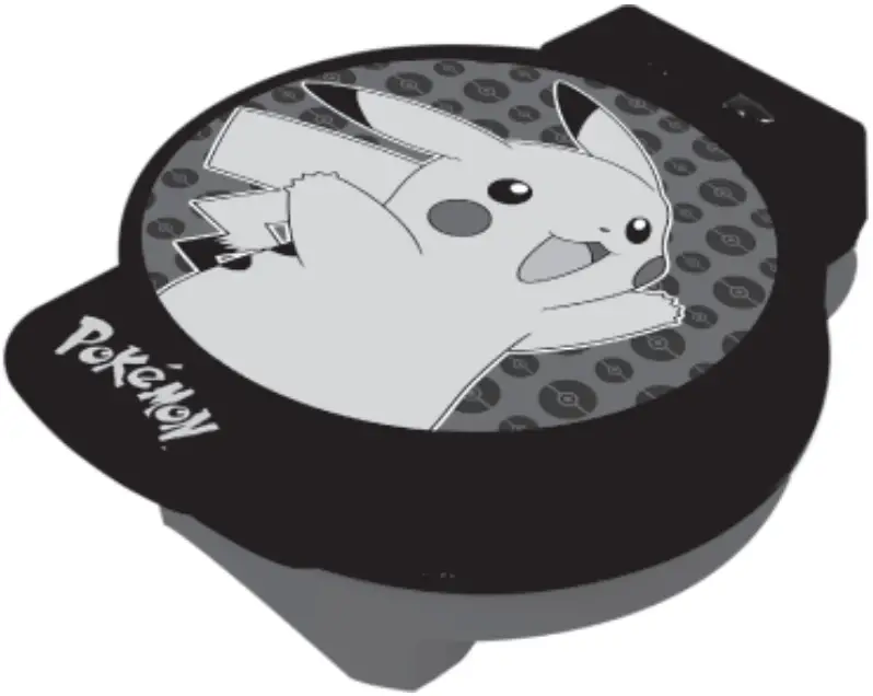 POKEMON WM1 POK PIK Pikachu Waffle Maker