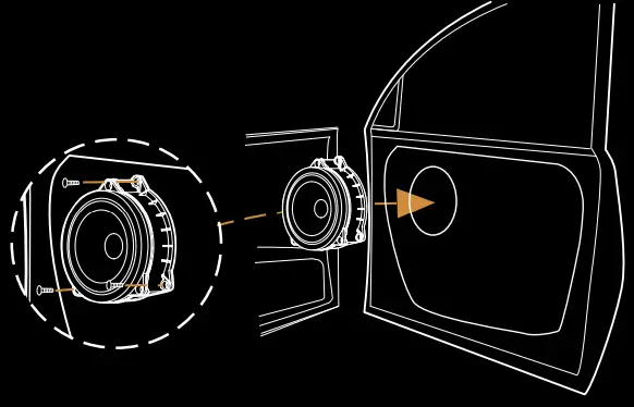 morel IP-BMW42 Integration Performance Speaker - Door Installation