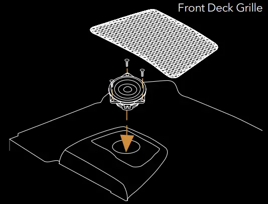 morel IP-BMW42 Integration Performance Speaker - Front Deck Grille