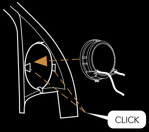 morel IP-BMW42 Integration Performance Speaker - Front Installation