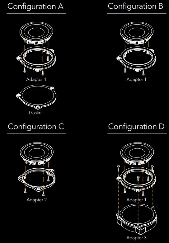 morel IP-BMW42 Integration Performance Speaker - onfiguration A