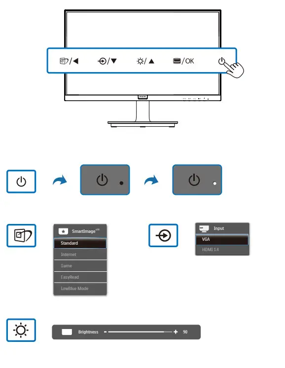 PHILIPS 221V8 V Line LCD Monitor - Package 4