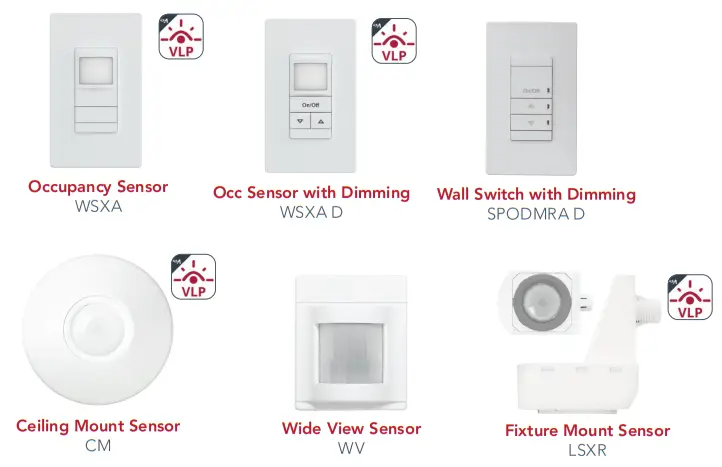 sensorswitch WSXA Occupancy Motion Sensor Switch - fig 1