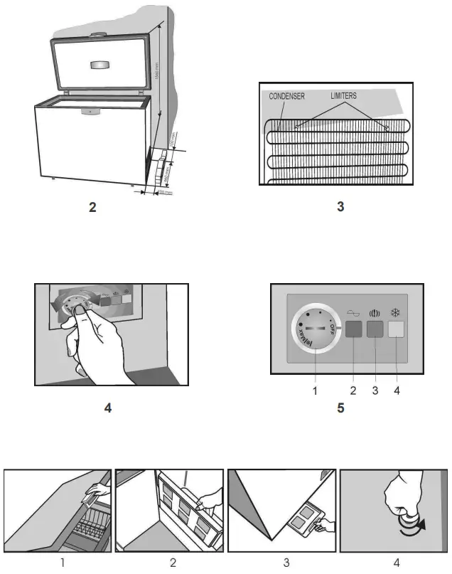 beko HSA24530 Chest Freezer - fig 2