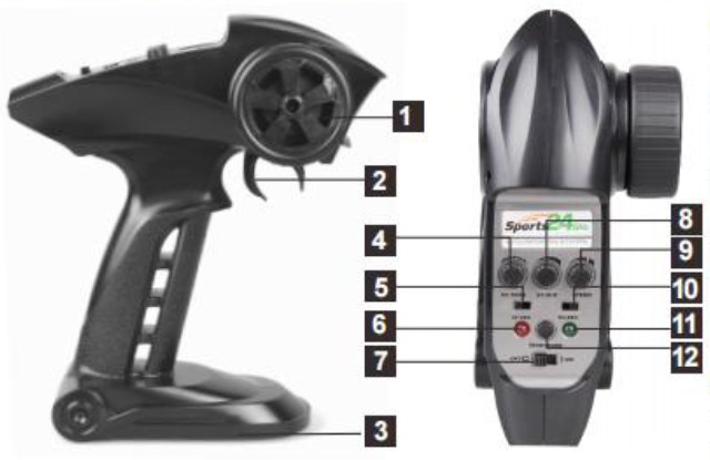 Shantou Haiboxing Technology Education Model Co Ltd LS113 2.4GHz Transmitter - overview 1
