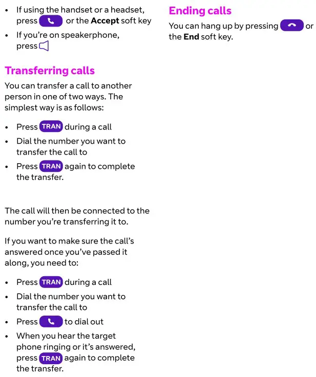 Yealink W73P Wireless Dect Phone System - Using your phone 2