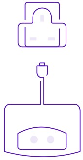 Yealink W73P Wireless Dect Phone System - connect the charger’s USB