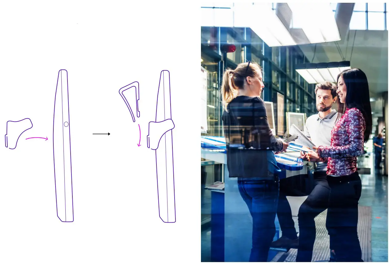 Yealink W73P Wireless Dect Phone System - how to use the belt clip