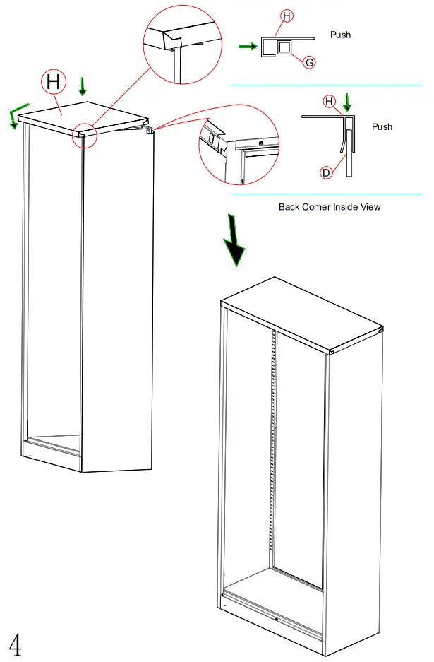 UNBRANDED MX W139258971 Metal Storage Cabinet - Figure 3