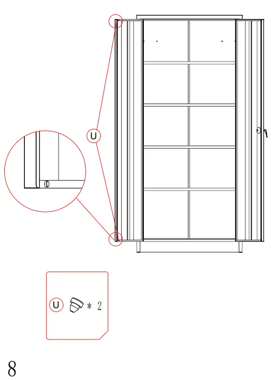 UNBRANDED MX W139258971 Metal Storage Cabinet - Figure7