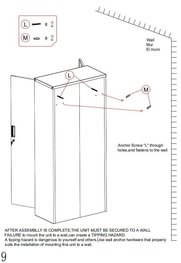 UNBRANDED MX W139258971 Metal Storage Cabinet - Figure8