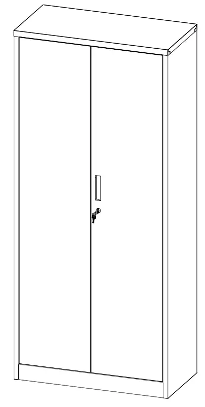 UNBRANDED MX W139258971 Metal Storage Cabinet - Figure9