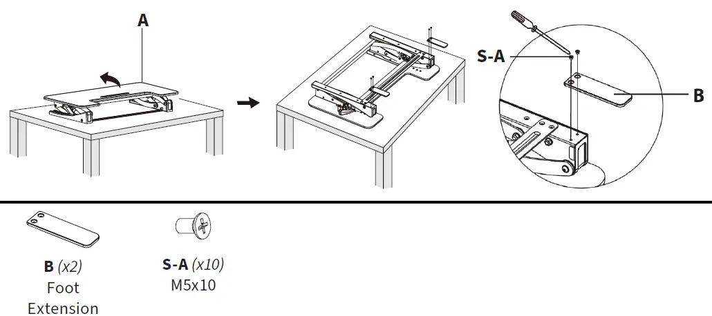V I V O-DESK-V000V-Desk-Converter-fig- (6)
