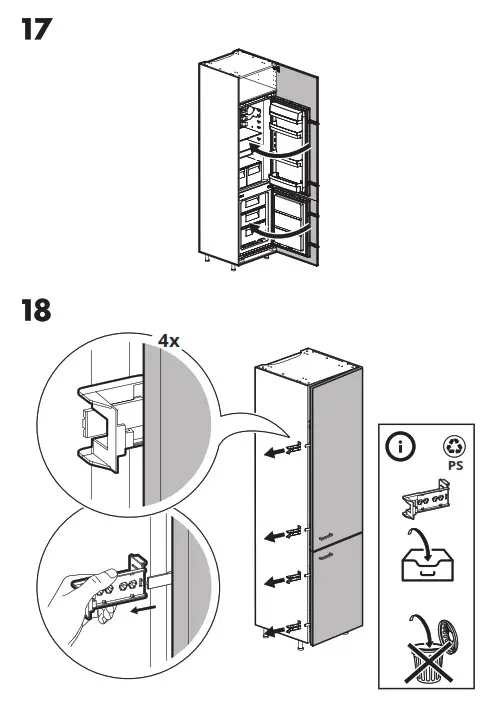 IKEA AA 2375851 1 ISANDE Fridge - fig 104
