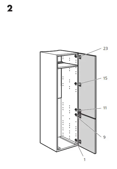 IKEA AA 2375851 1 ISANDE Fridge - fig 42
