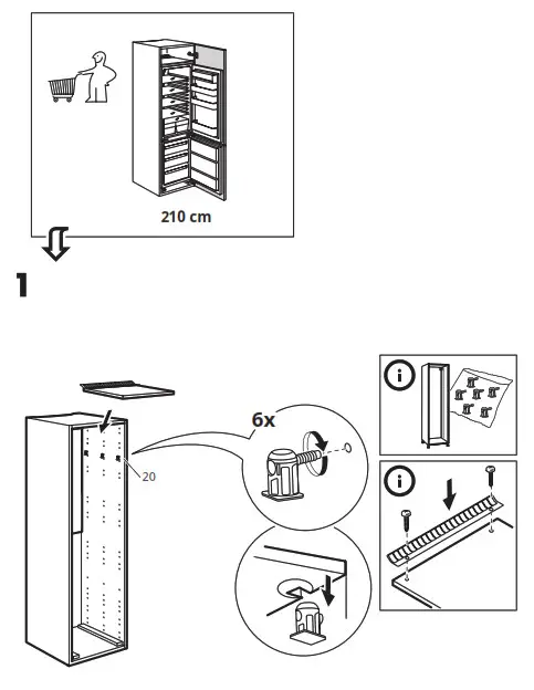 IKEA AA 2375851 1 ISANDE Fridge - fig 50