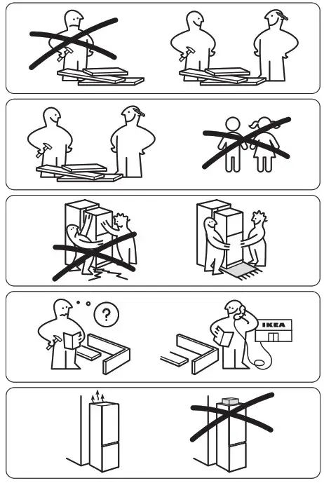 IKEA AA 2375851 1 ISANDE Fridge - fig