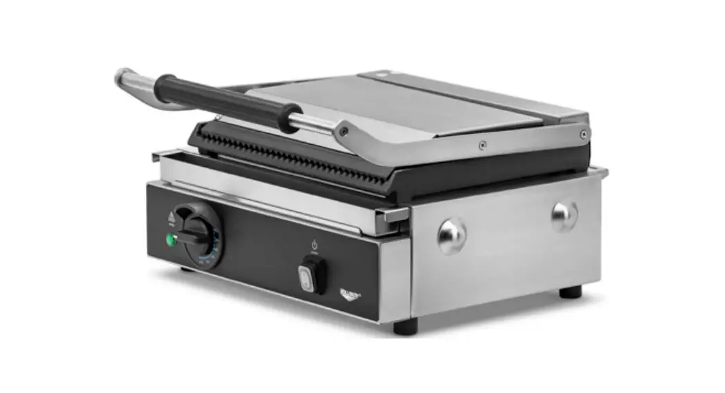 Vollrath Psg4-sg120 Single Commercial Panini Press Cast Iron Grooved Plates Instruction Manual