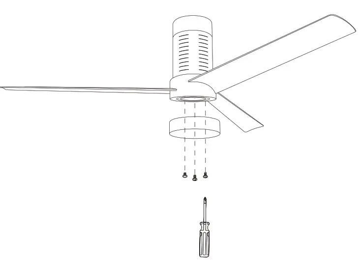 THE HOME DEPOT YMPE-7135777 52 Inch LED Indoor Coffee Ceiling Fan with Light - fan light
