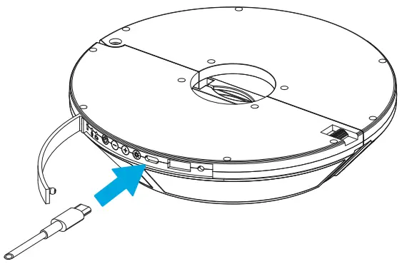 atomi LED Patio Umbrella Light plus Speaker - Connect Umbrella Light