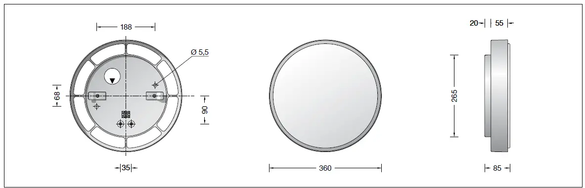BEGA-89758-1-Ceiling-and-Wall-Luminaire-fig-1
