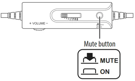 INSIGNIA NS-MCHMRJ9P2 Landline Phone Headset - Mute button