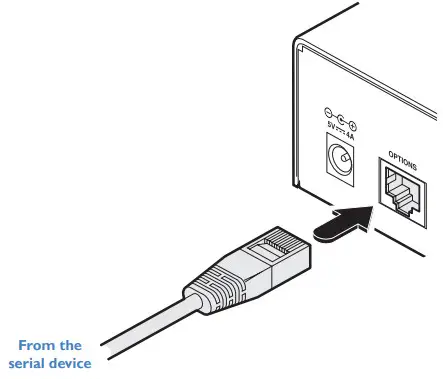 AdderLink XD522 KVM Extender - serial device