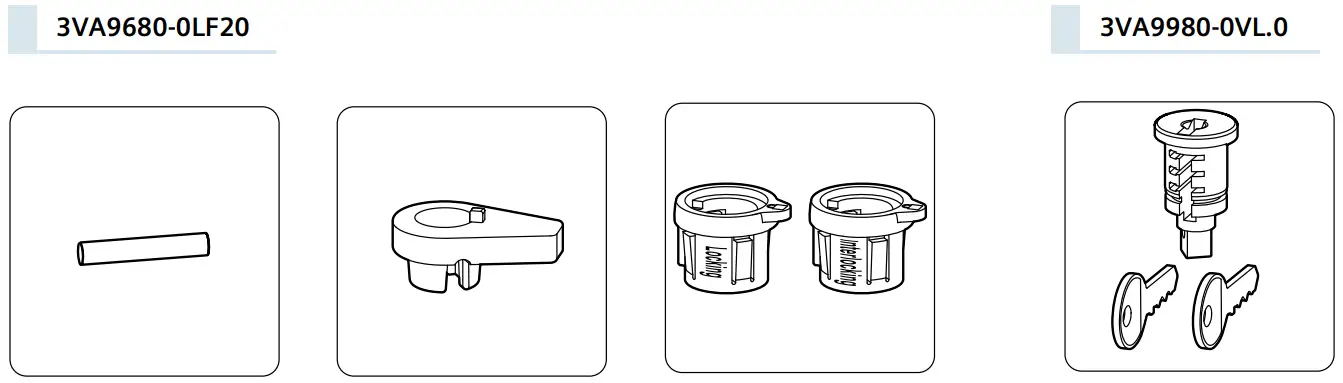 SIEMENS 3VA9980 0VL10 Wall Decoration Index Finger - Contents