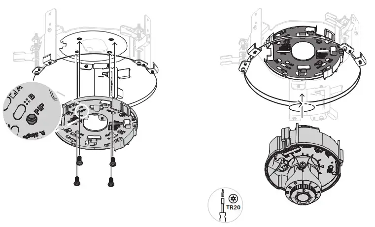 BOSCH NDA 5070 IC In Ceiling Mount Kit - overview 3