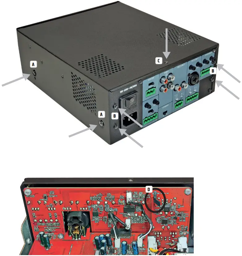 LD systems LD IMA 30 Mixing Amplifier - SIGNAL ON AUX OUT