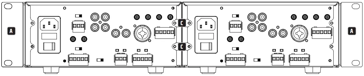 LD systems LD IMA 30 Mixing Amplifier - WIRING EXAMPLES 3
