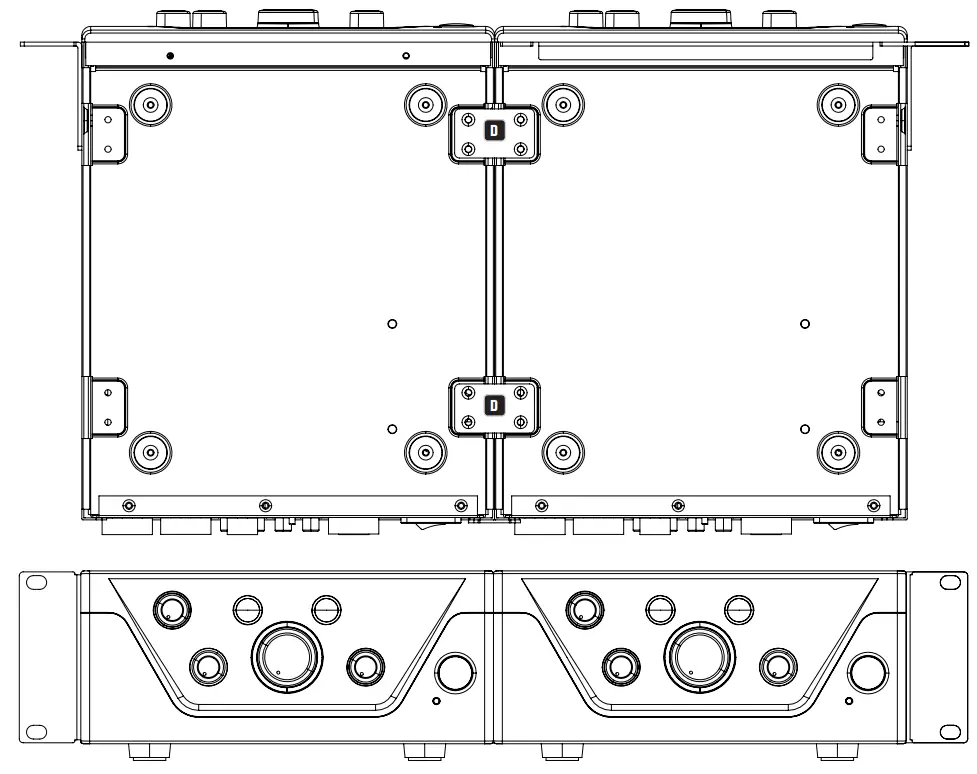 LD systems LD IMA 30 Mixing Amplifier - WIRING EXAMPLES 4