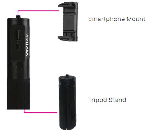 VIVITAR VIRL5000KIT Power Grip Charger - fig 1